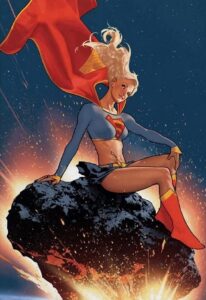 Póster De Supergirl En Asteroide