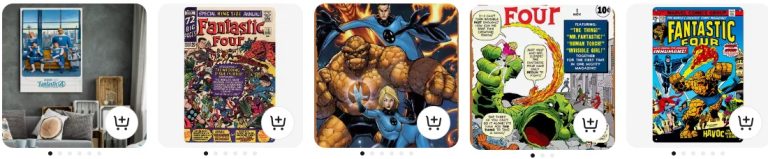 Pósters De Los 4 Fantátiscos Aliexpress